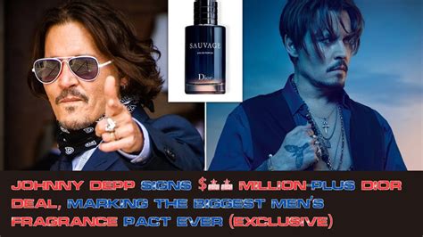 Johnny Depp ‘signs biggest mens fragrance deal ever’ with Dior .